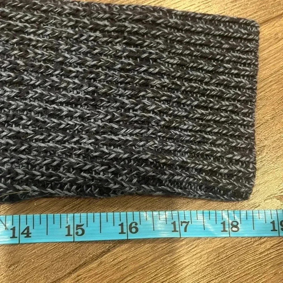 [L]Vintage Woolrich Blue chunky Knit  Cotton LS Cardigan - Picture 4 of 7